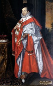 ジョンマナーズ、ラトランド第4伯爵、1675年頃 作： Jeremias van der Eyden